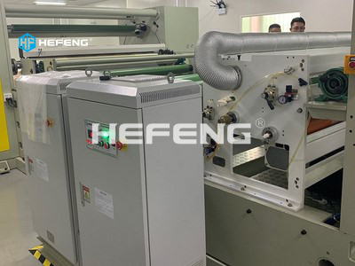 Surface treatment of cast film extrusion line